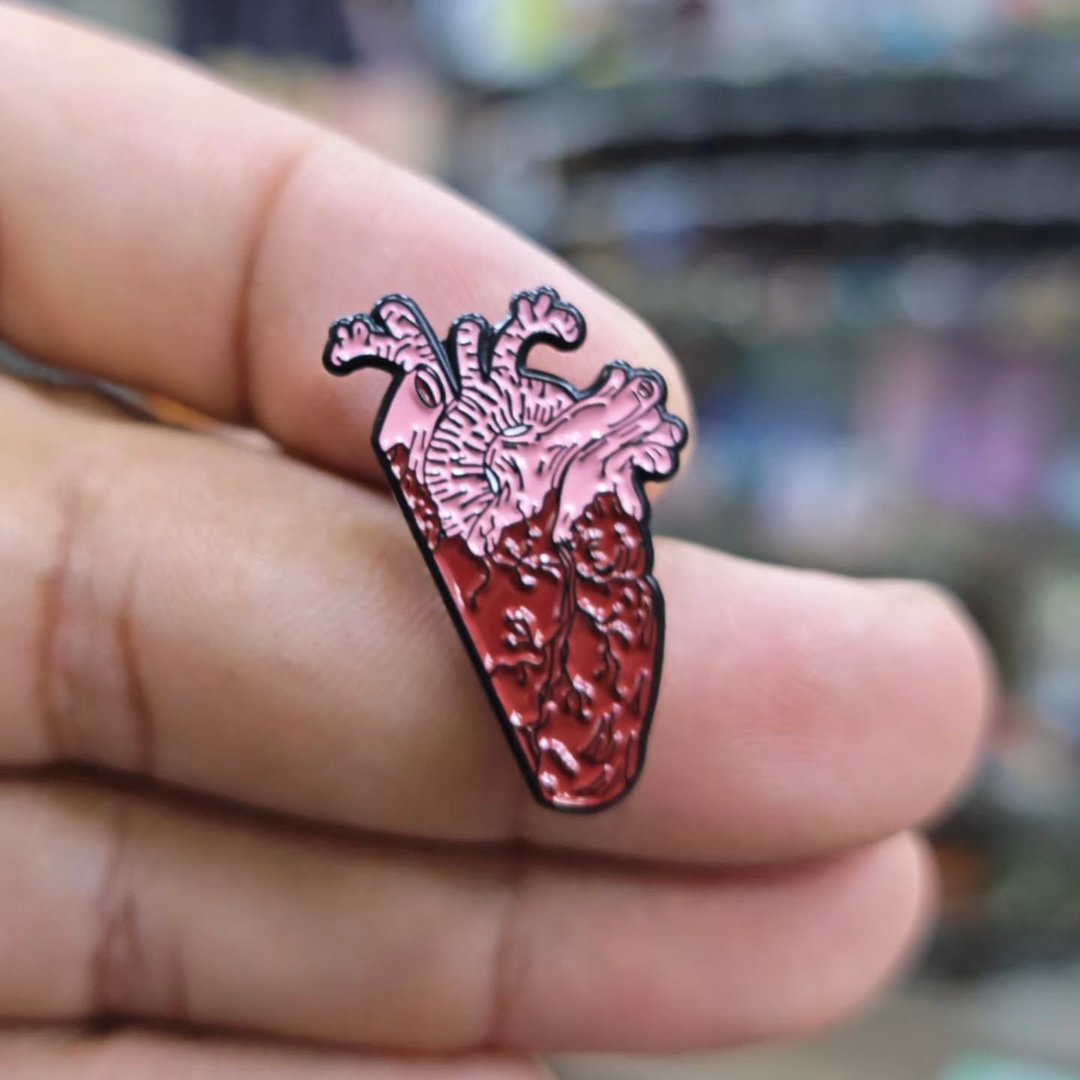 Heart Pins - Metal Pins