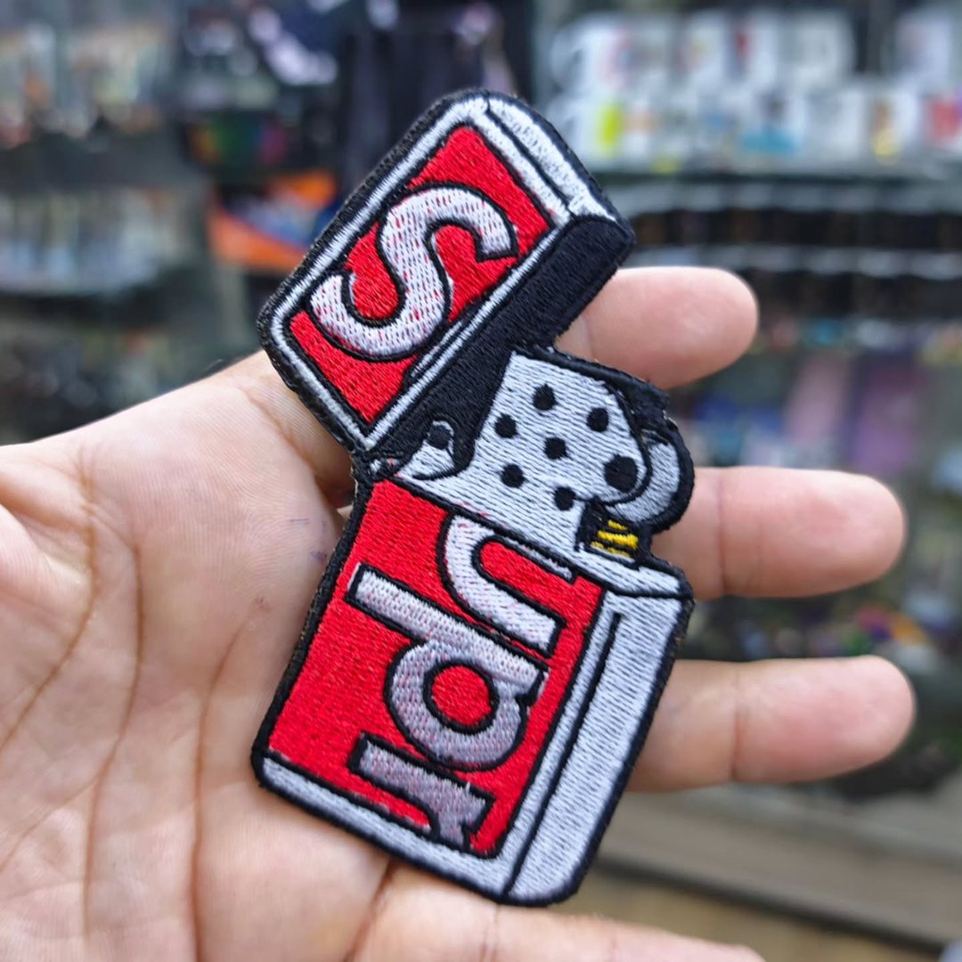 Embroidered Patch Briquet Supreme 80 x 110 MM - Embroidered Patch