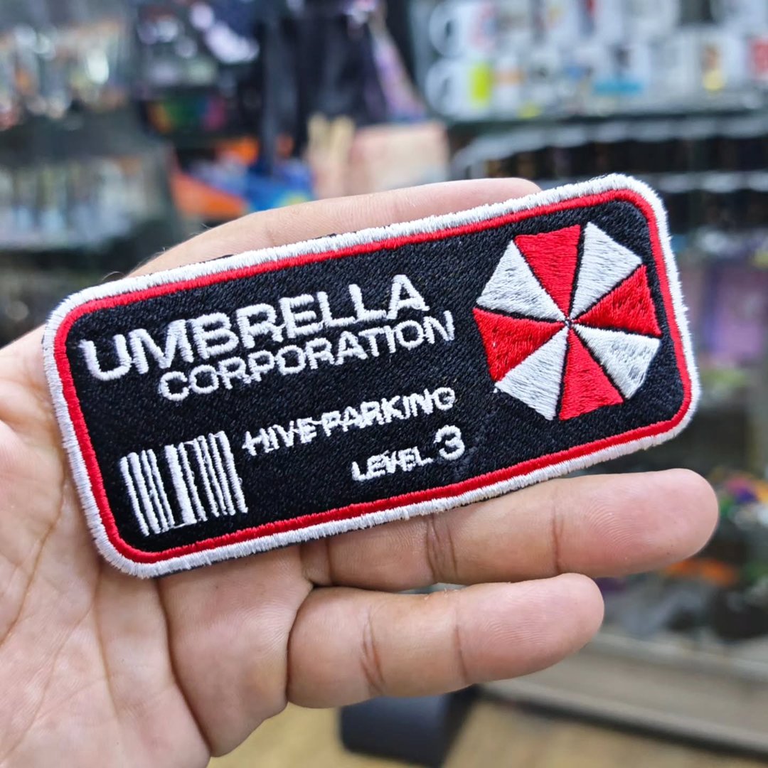 Embroidered Patch Umbrella Resident Evil Hive 3 115 x 65 MM - Embroidered Patch