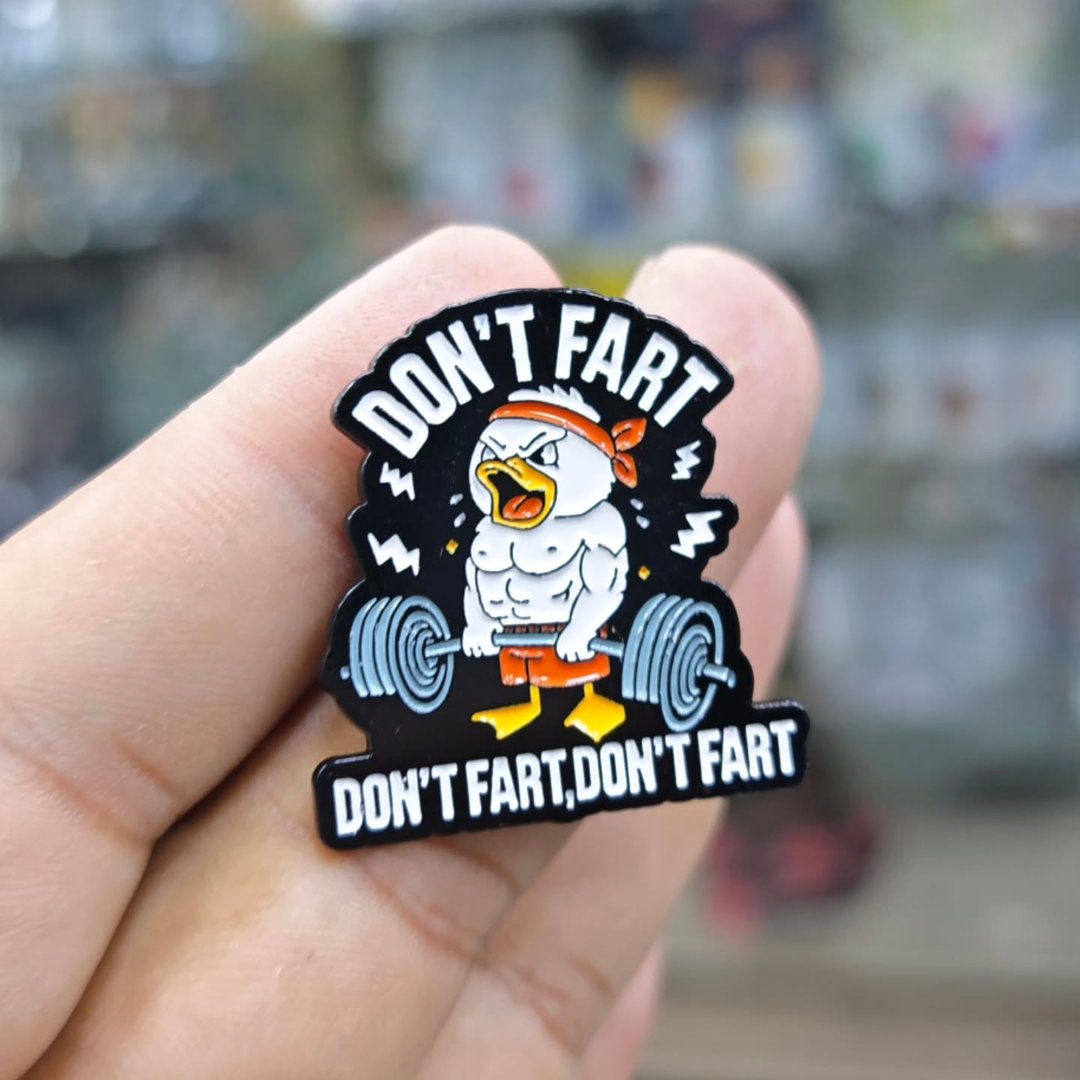 Dont Fart Body Pins - Metal Pins