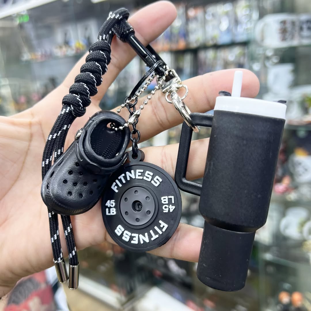 Bodybuilding Keychain - Keychain