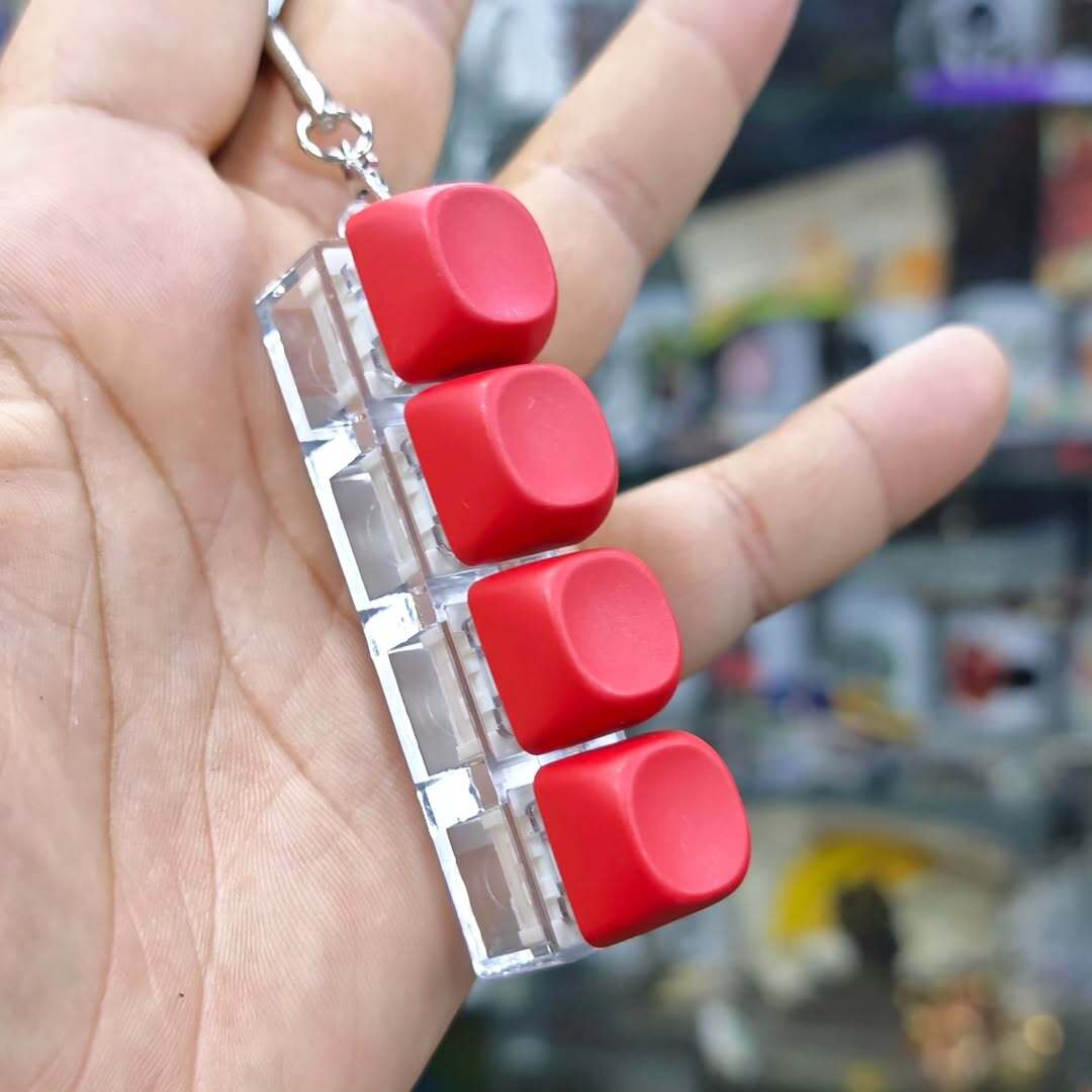 Anti Stress Keyboard Keychain - Keychain