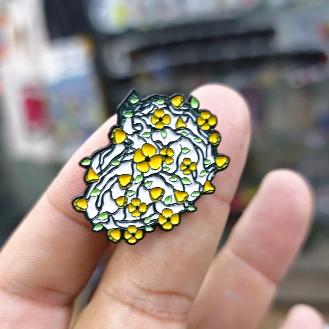 Flower Pins - Metal Pins