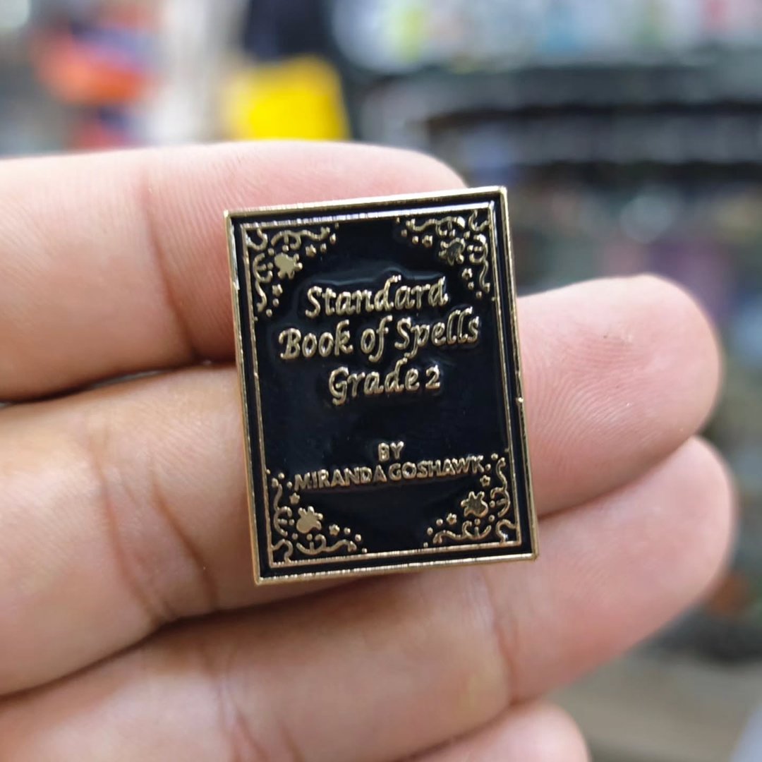 Standard Book Of Spells Pins - Metal Pins