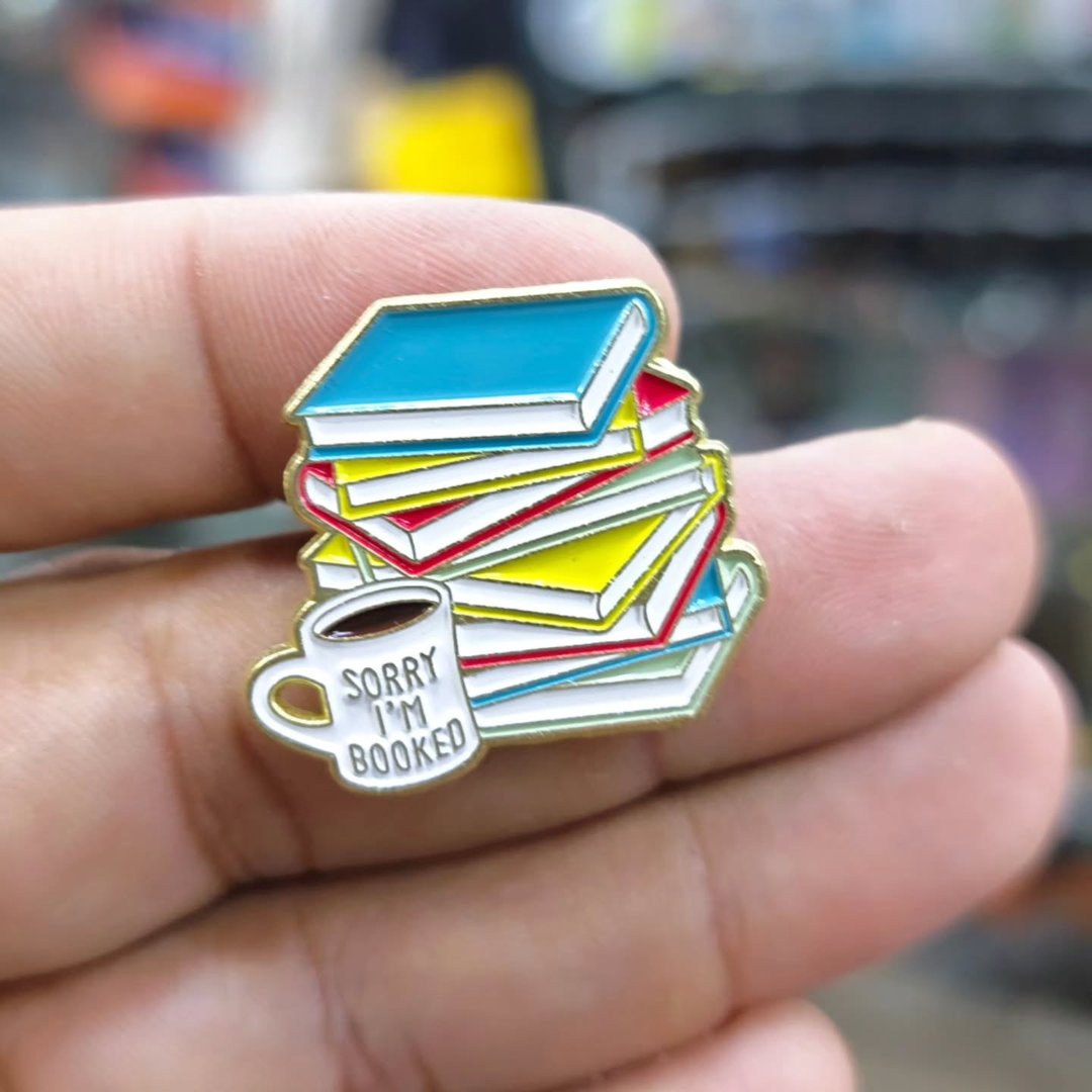 Sorry Im Booked Pins - Metal Pins