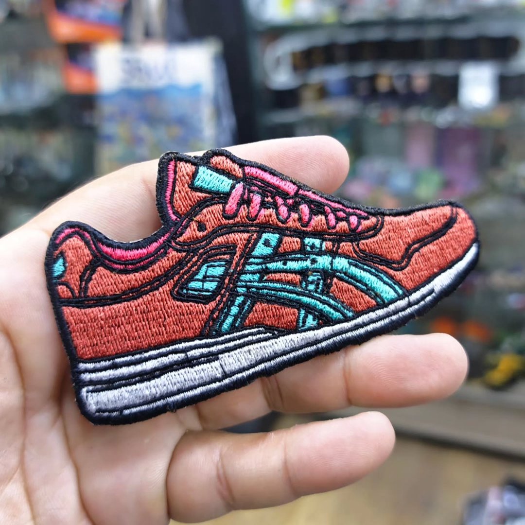 Embroidered Patch Basket Asics 80x110 CM - Embroidered Patch