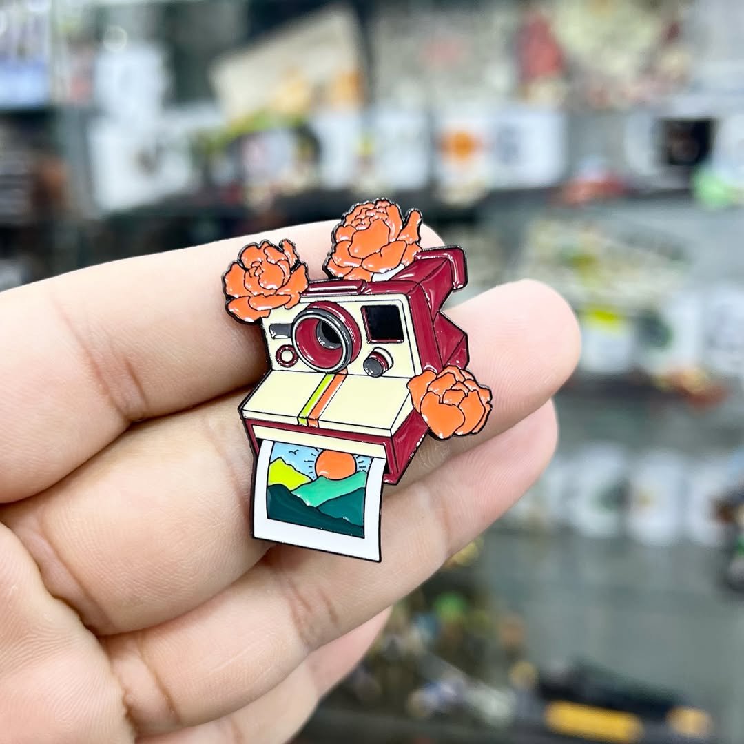 Polaroid Camera Pins - Metal Pins