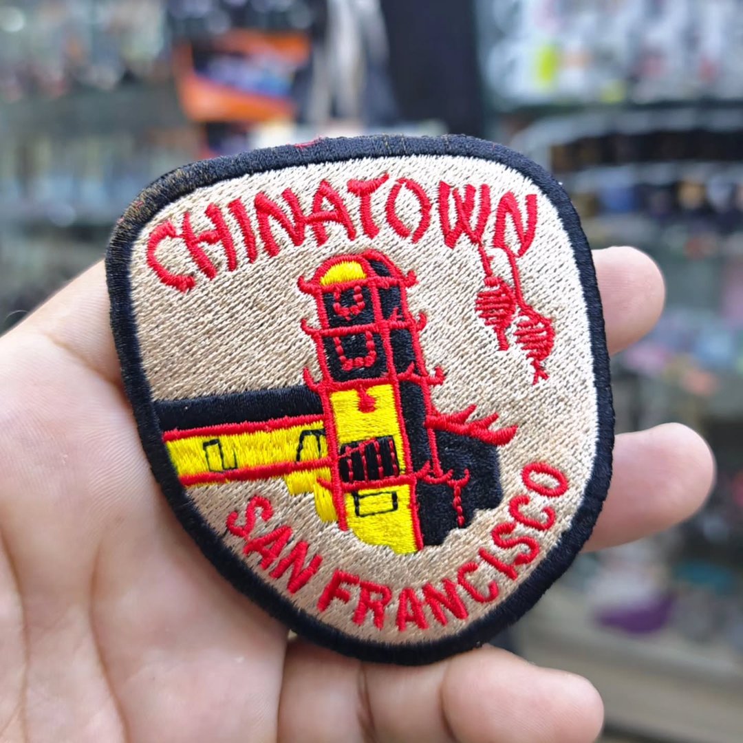 Embroidered Patch Chinatown San Francisco 80x85 CM - Embroidered Patch