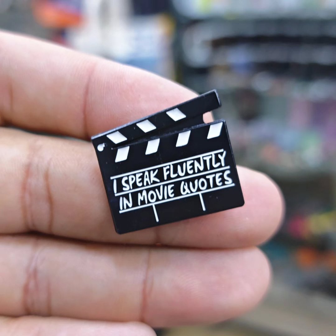 Camera I Speak Pins - Metal Pins