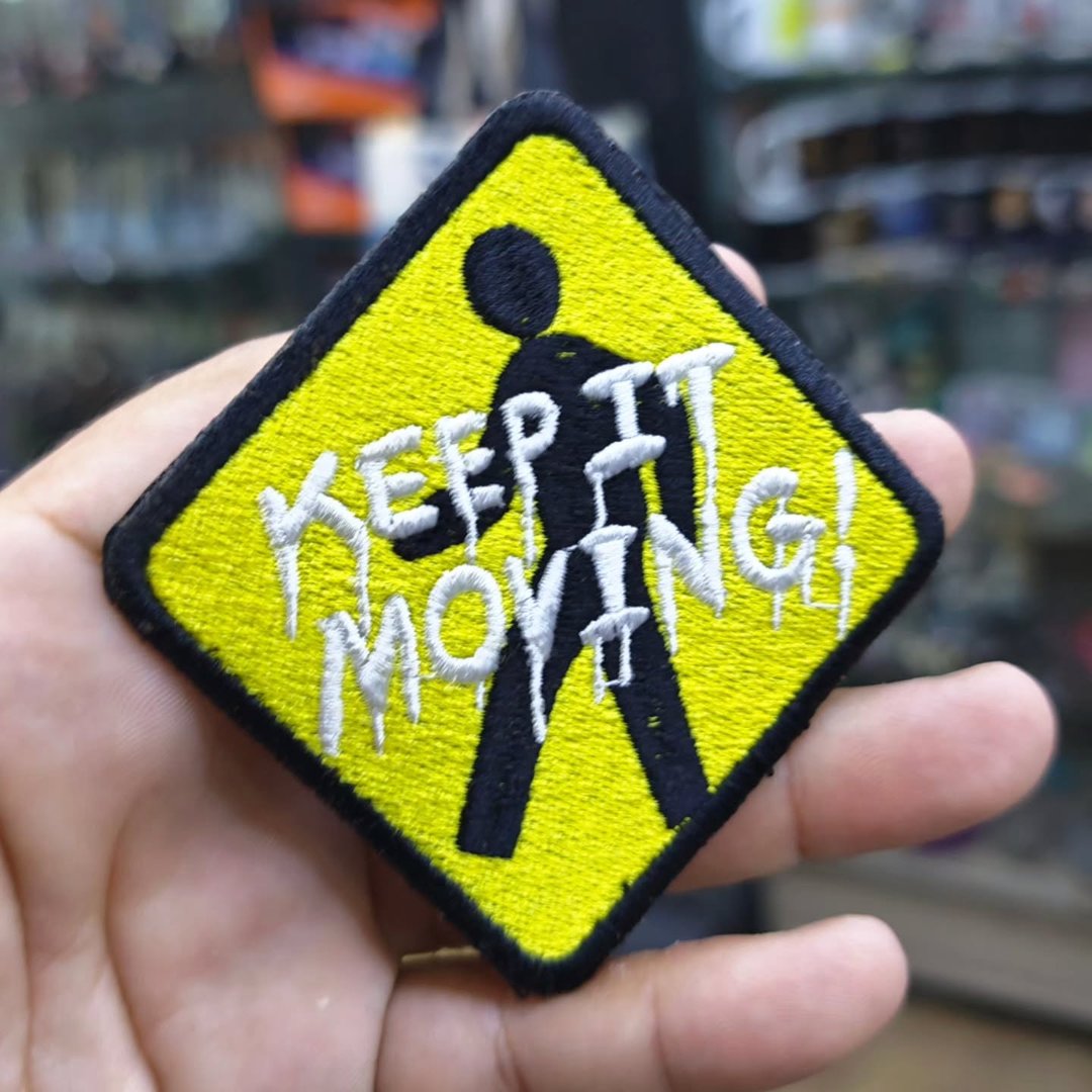 Embroidered Patch Keep It Moving 85x90 CM - Embroidered Patch