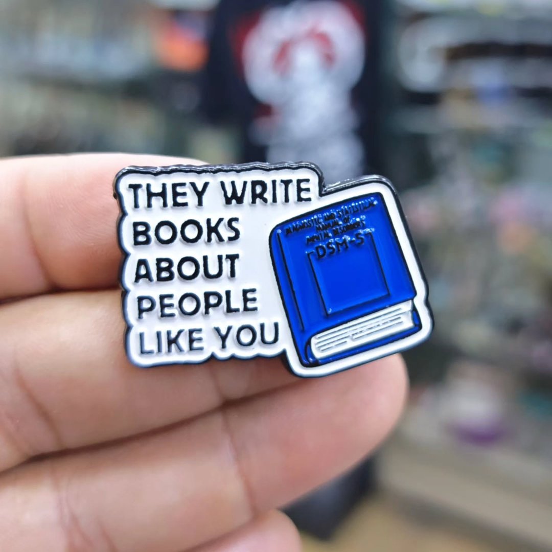 They Write Book Pins - Metal Pins
