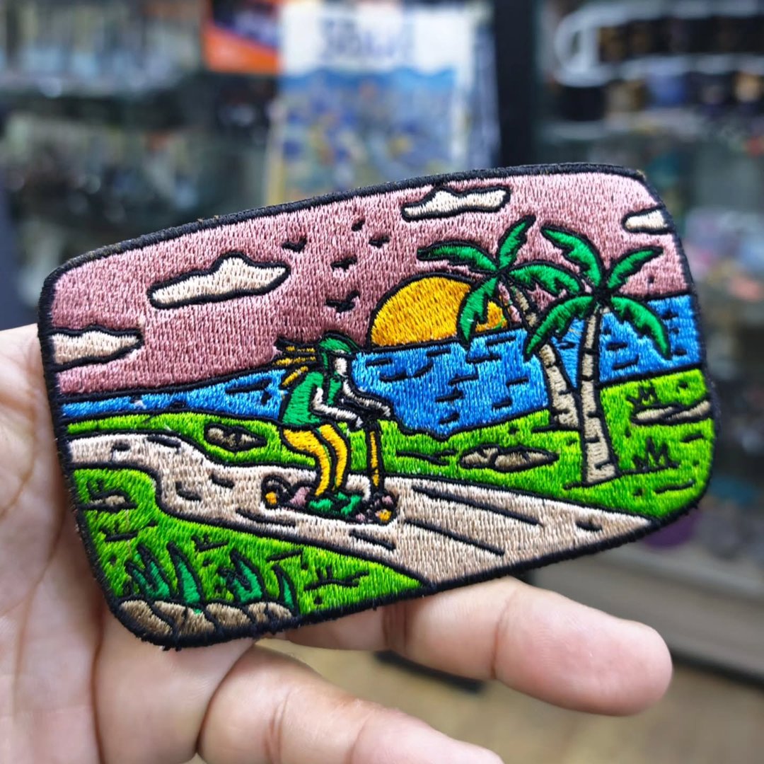 Embroidered Patch Nature Palm 75x120 CM - Embroidered Patch