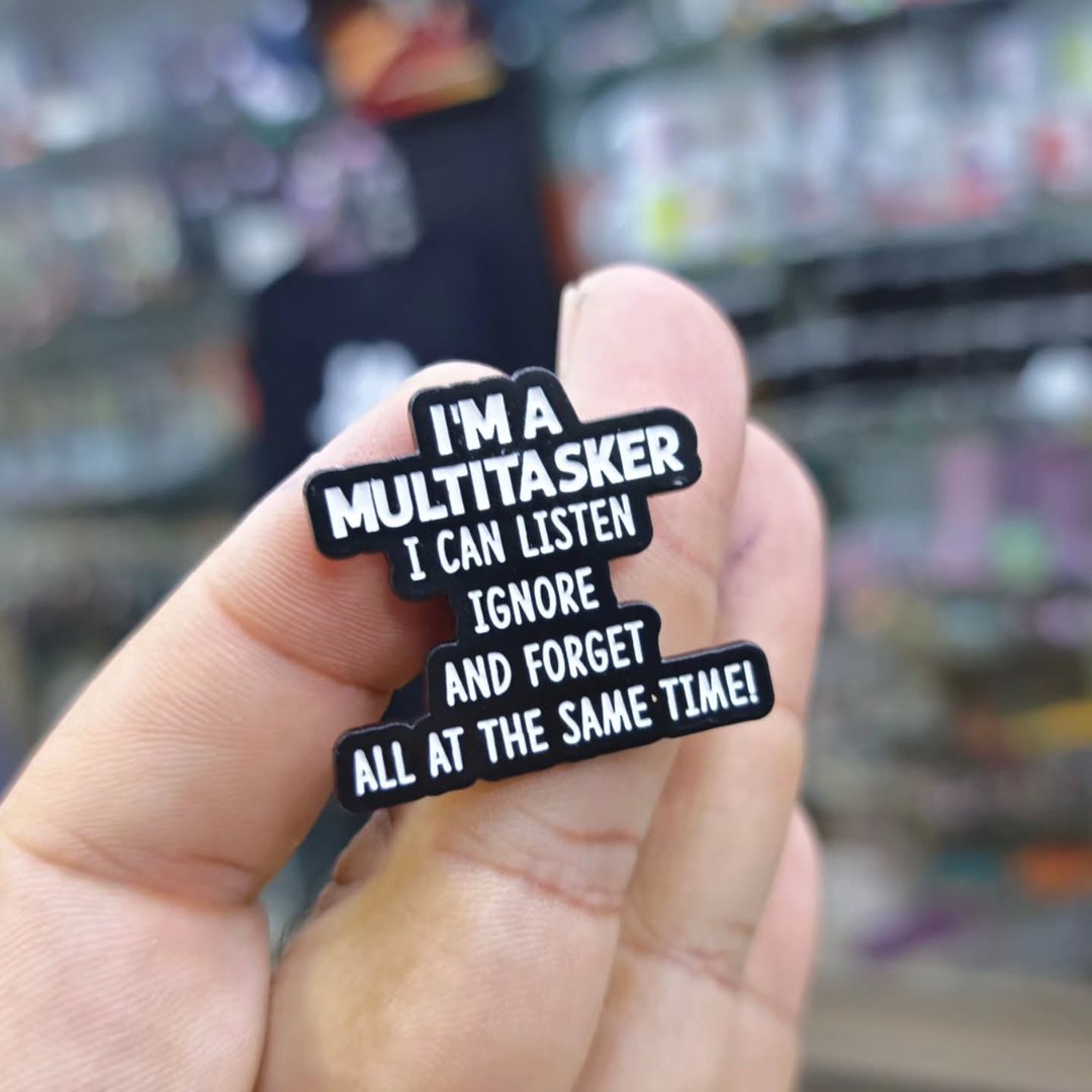 Im Multitasker Listen Pins - Metal Pins
