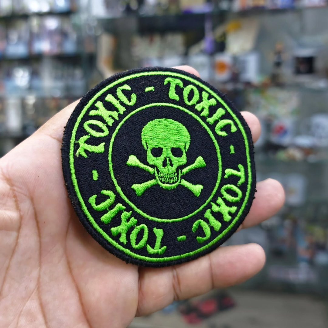 Embroidered Patch Toxic 85 x 90 MM - Embroidered Patch