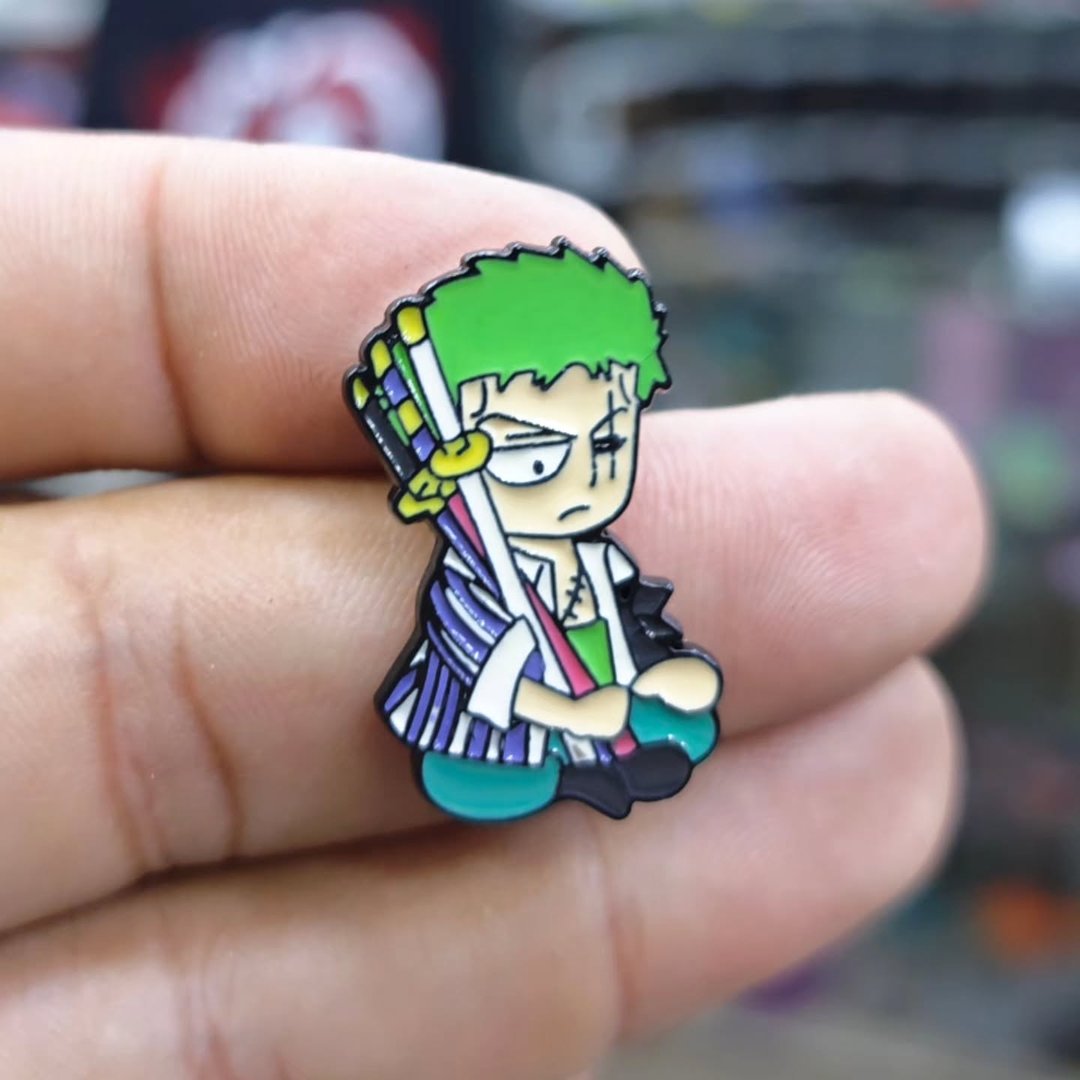 One Piece Zoro Pins - Metal Pins