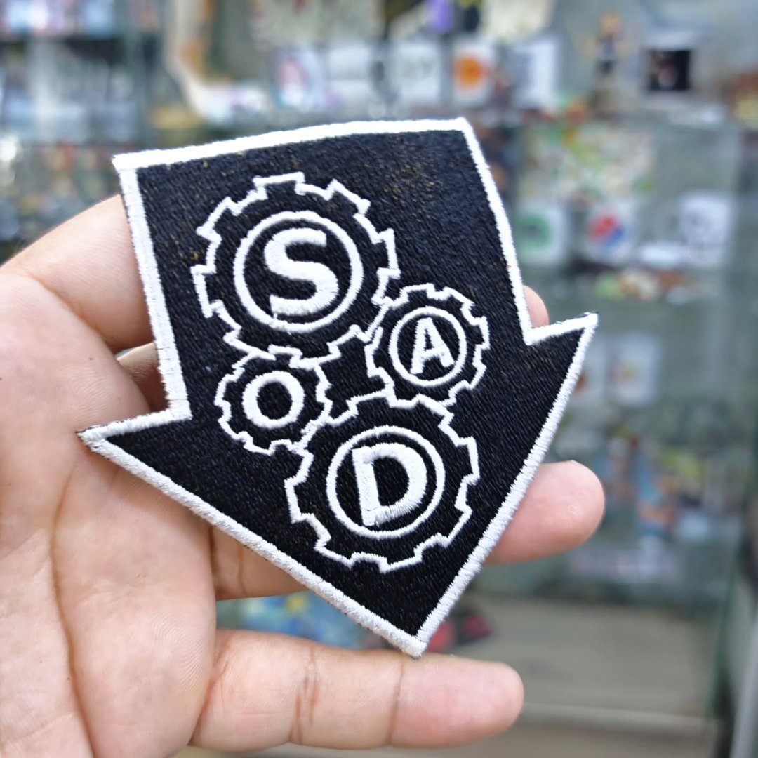 Embroidered Patch System Of Down 100 x 100 MM - Embroidered Patch