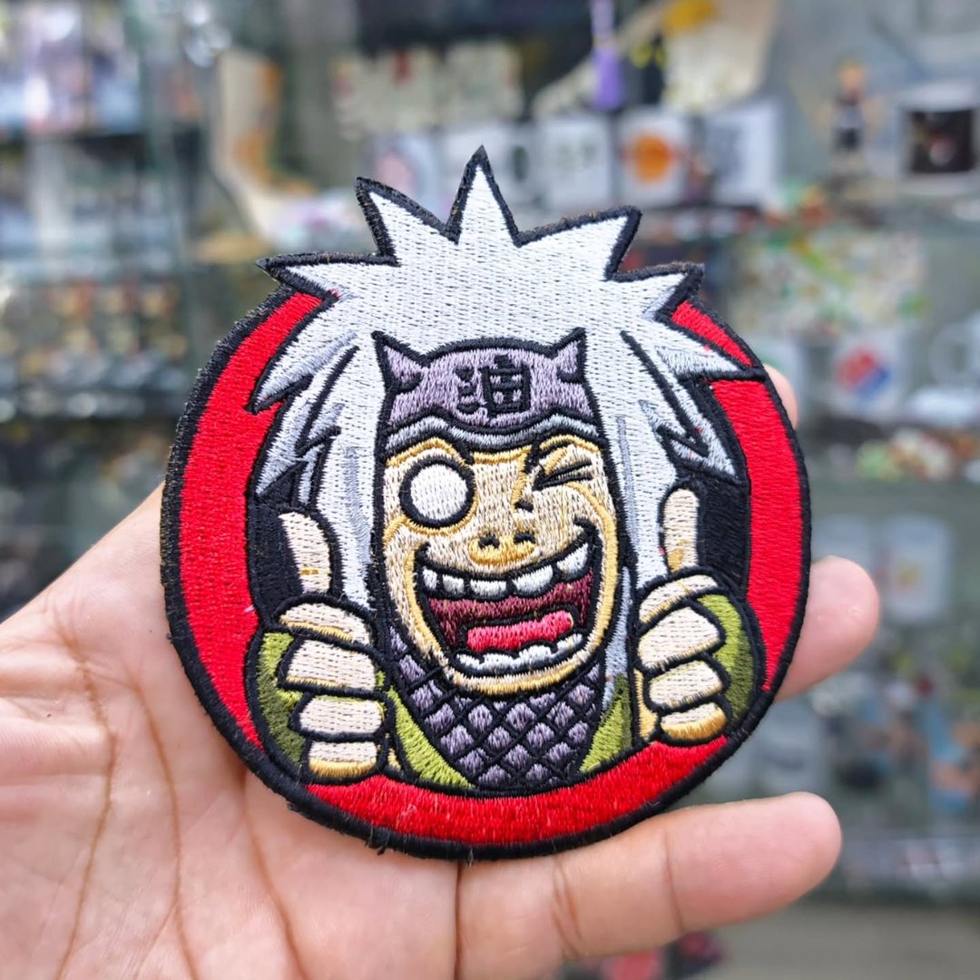 Embroidered Patch Naruto Jiraiya 100 x 110 MM - Embroidered Patch