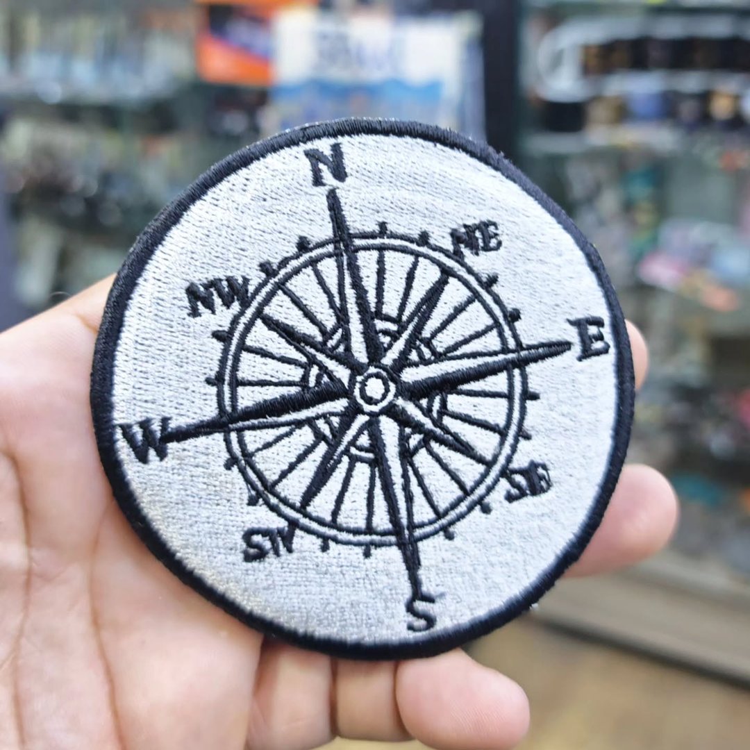 Embroidered Patch Boussole 95x95 CM - Embroidered Patch