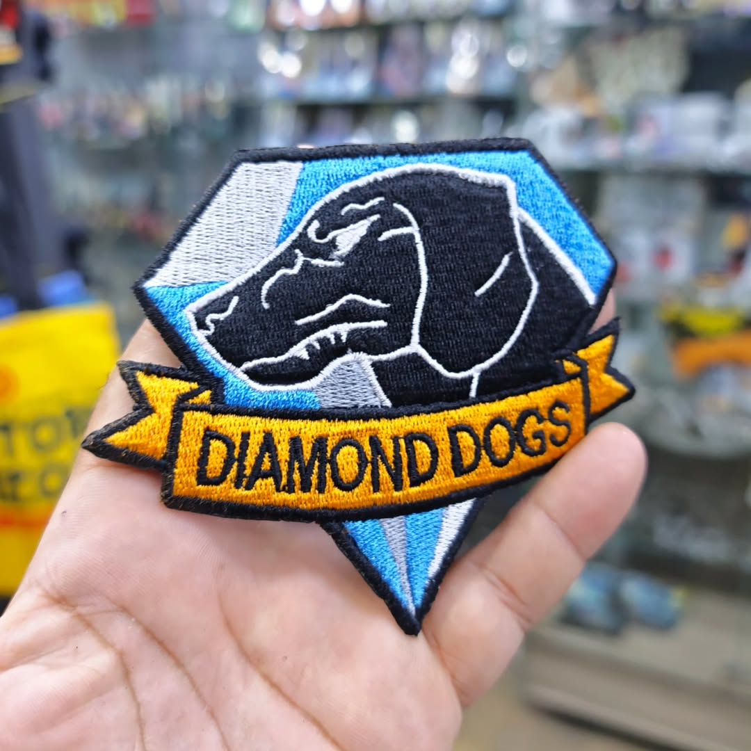 Embroidered Patch Metal Gear Solid Diamond Dogs 105 x 100 MM - Embroidered Patch