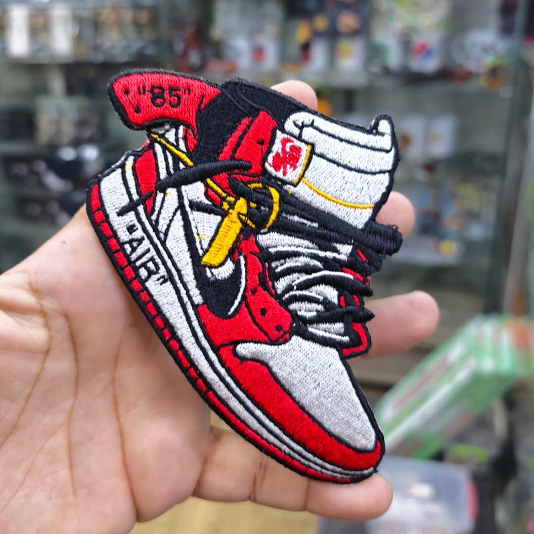 Embroidered Patch Nike Air Red 140 x 110 MM - Embroidered Patch