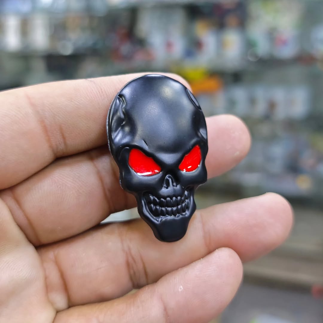 Aluminum Skull Stickers - Aluminum Stickers