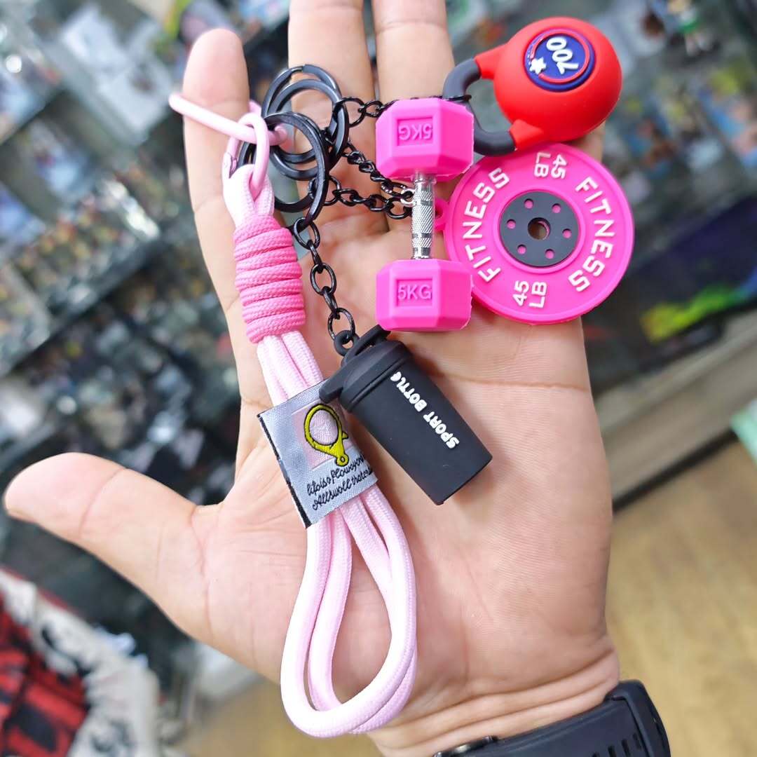 Bodybuilding Keychain - Keychain