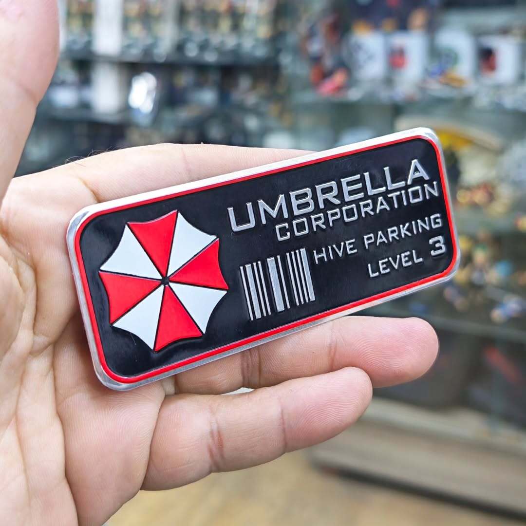 Resident Evil Umbrella Aluminum Stickers #209 - Aluminum Stickers