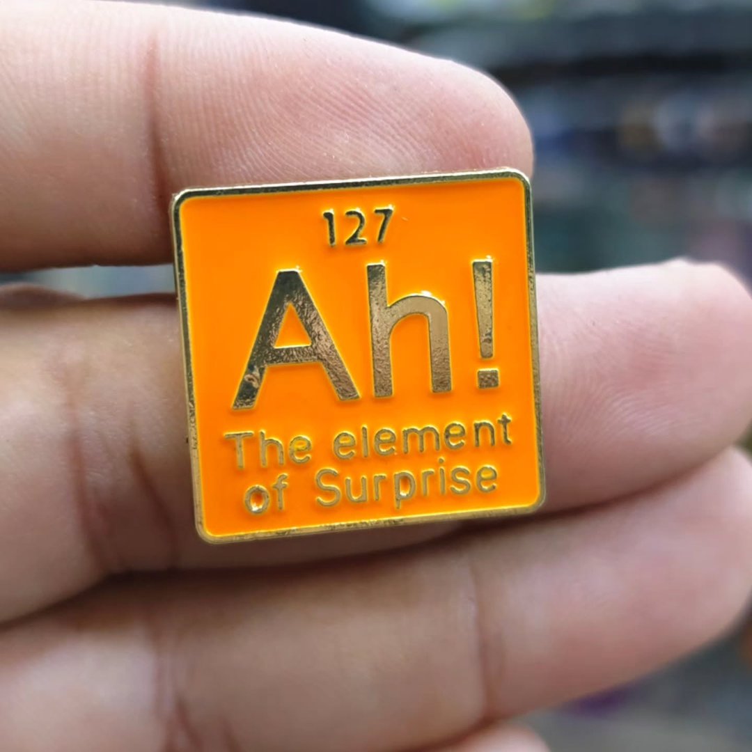 AH The Element Of Surprise Pins - Metal Pins
