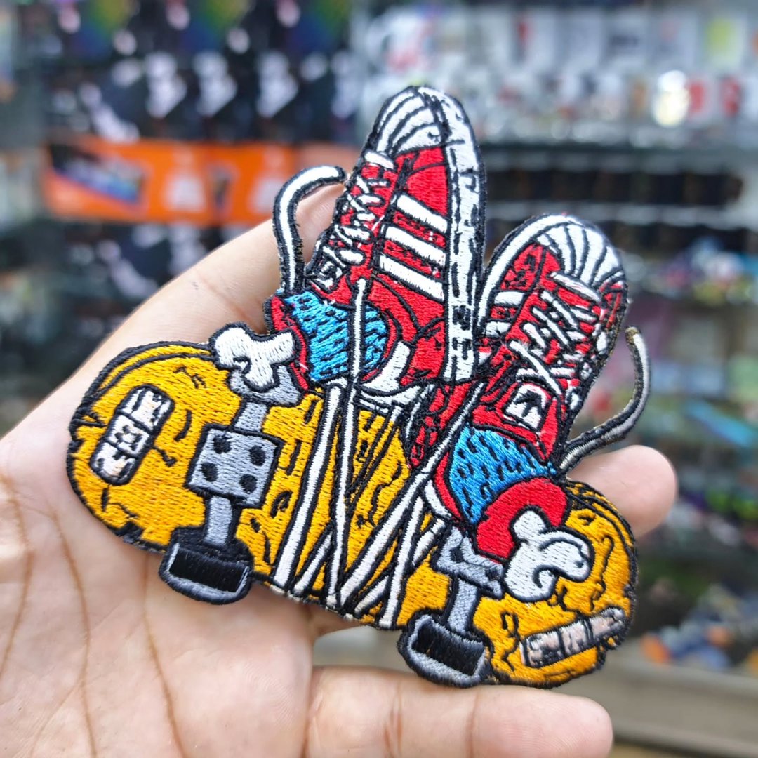 Embroidered Patch Adidas Skateboard 115 x 120 MM - Embroidered Patch