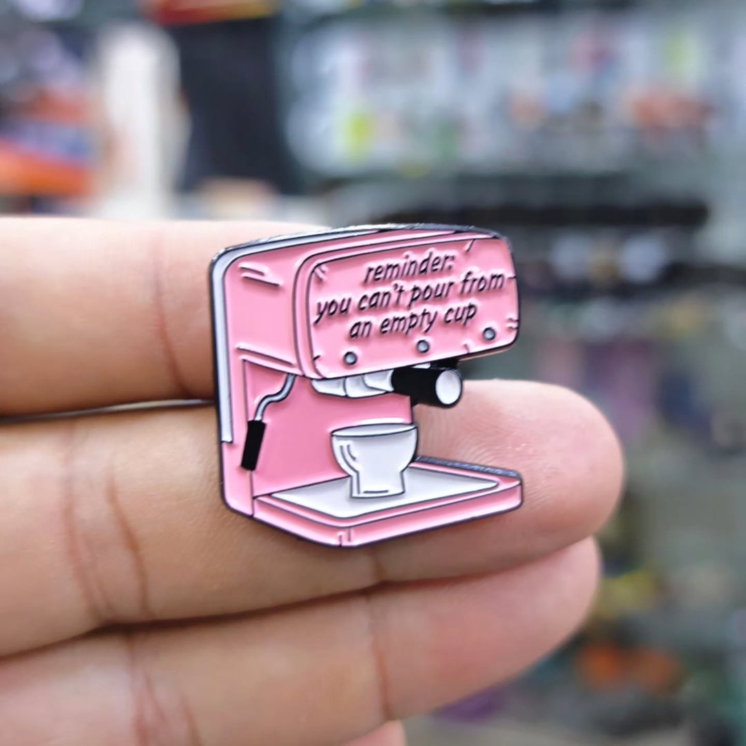 Coffee Machine Pins - Metal Pins