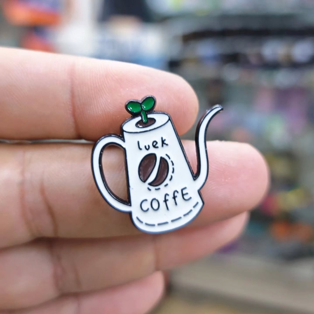 Luck Coffee Pins - Metal Pins