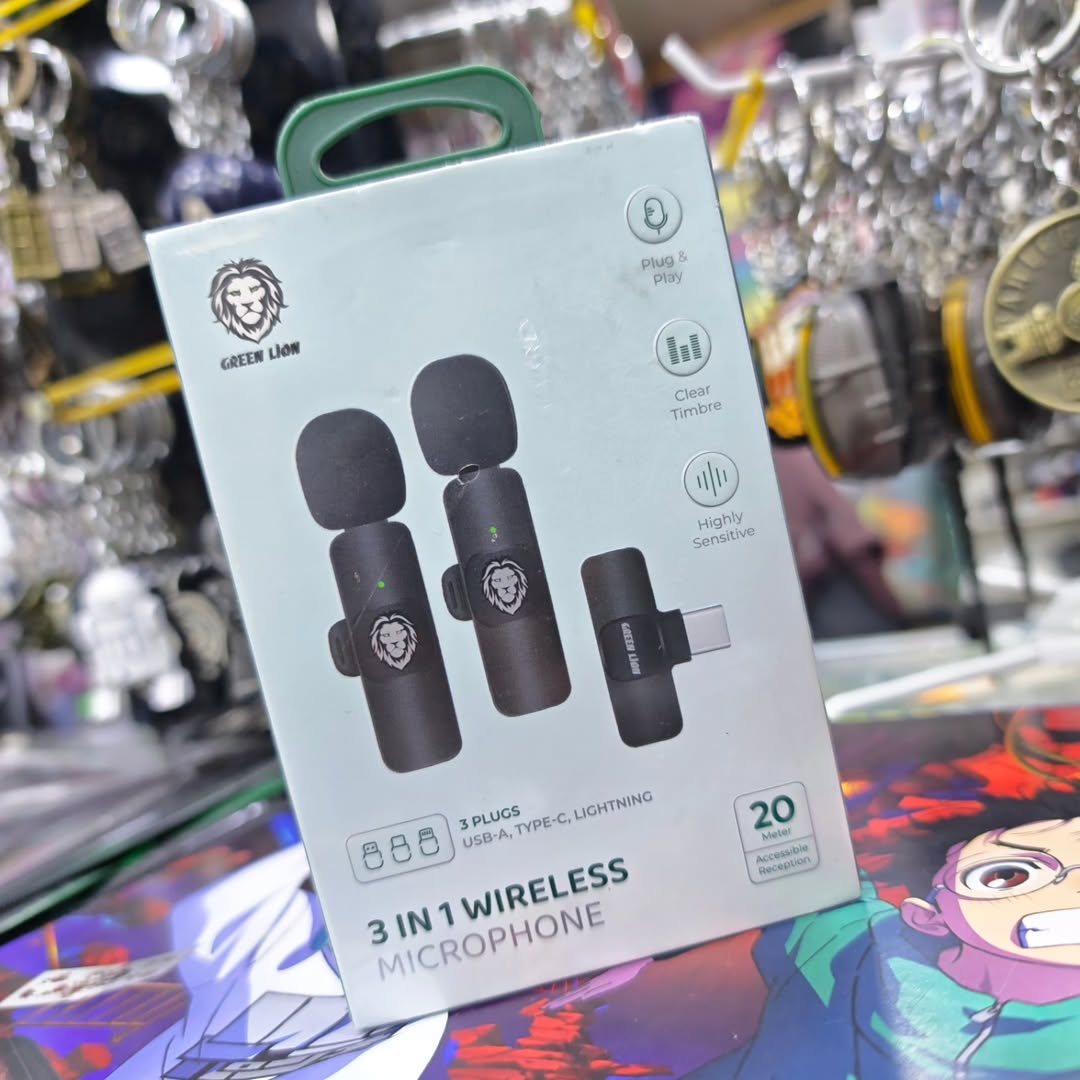 Green Lion Microphone Double - Microphone