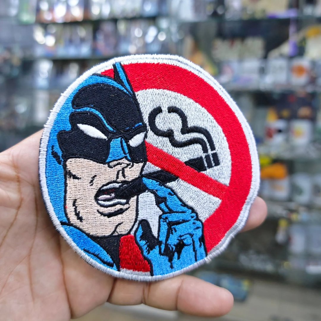 Embroidered Patch Batman 110 x 110 MM - Embroidered Patch