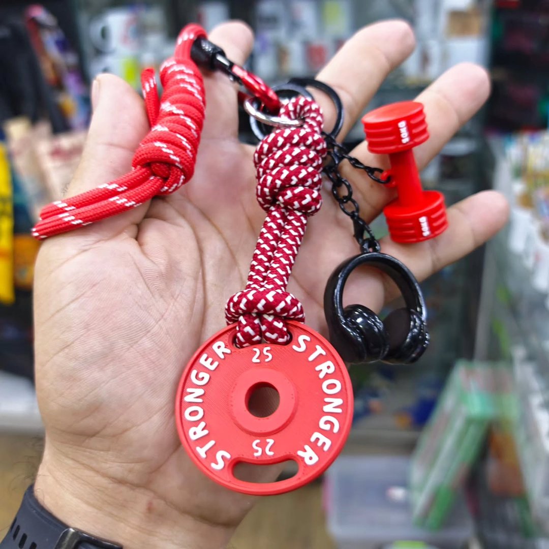 Bodybuilding Keychain - Keychain