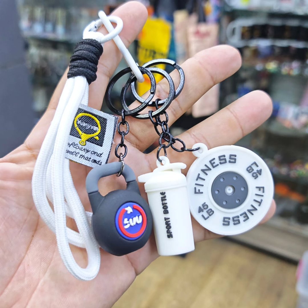 Bodybuilding Keychain - Keychain