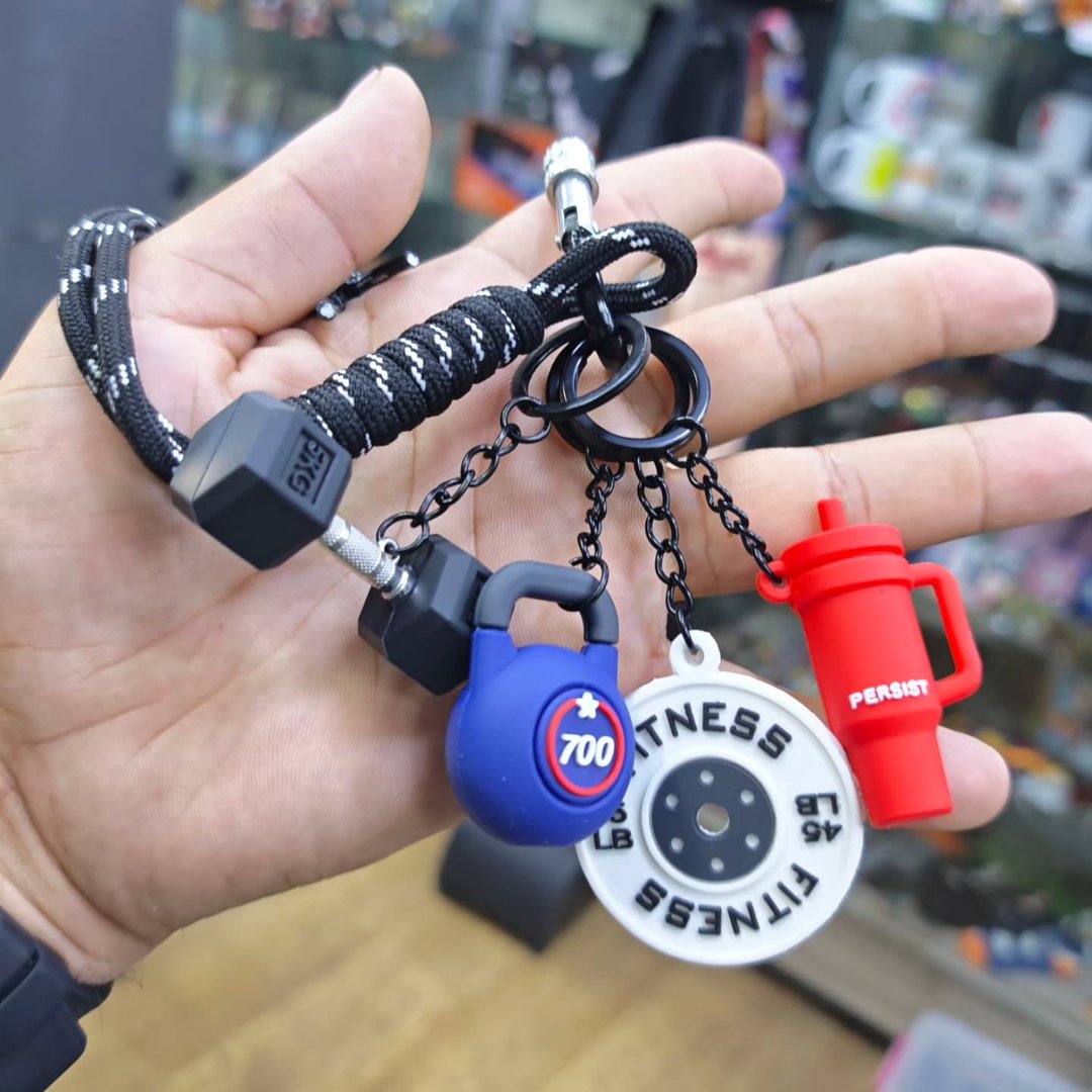 Bodybuilding Keychain - Keychain