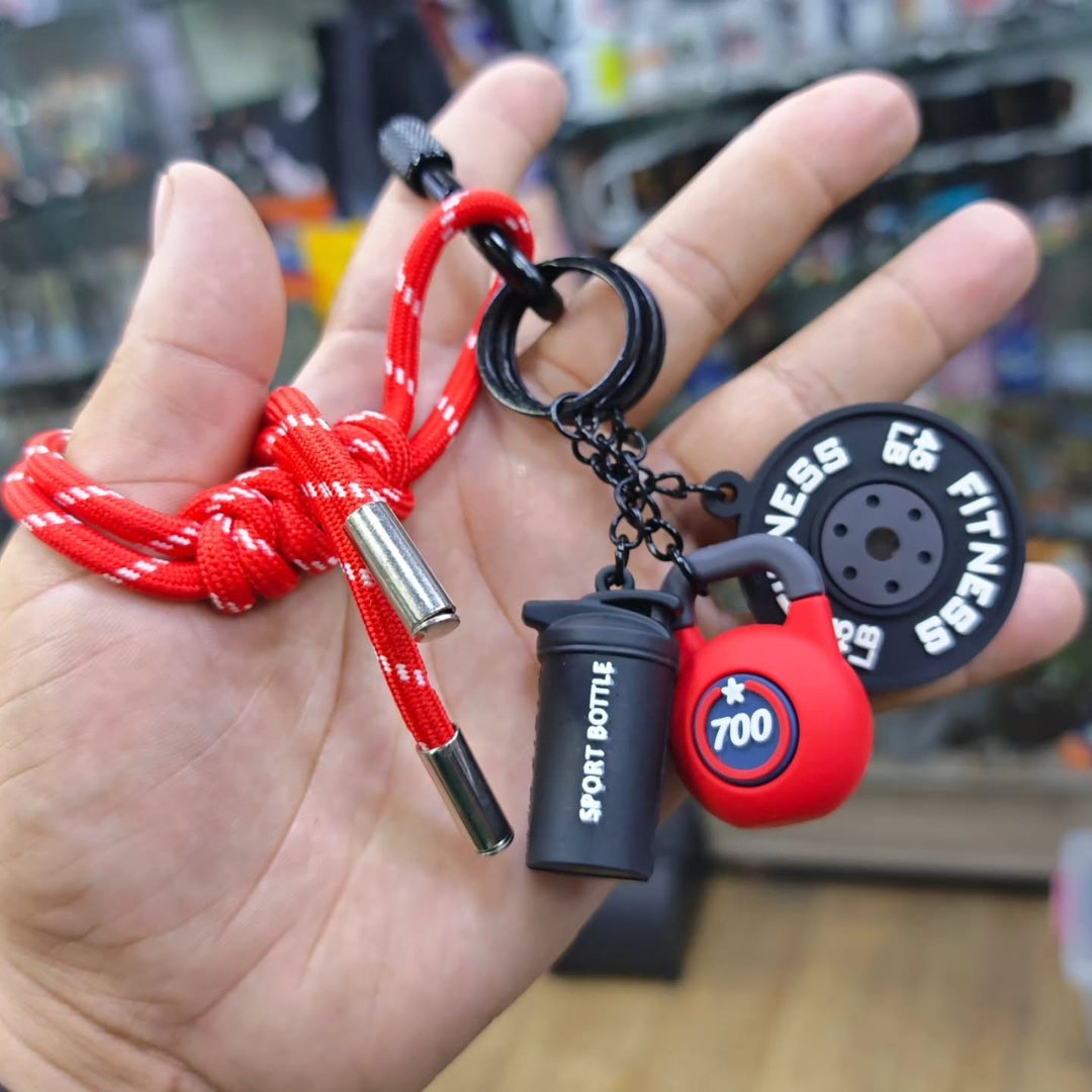 Bodybuilding Keychain - Keychain
