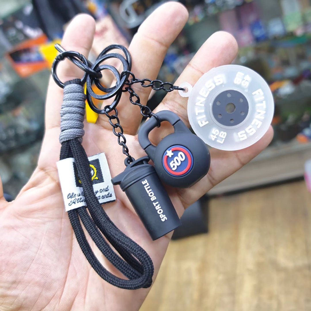 Bodybuilding Keychain - Keychain