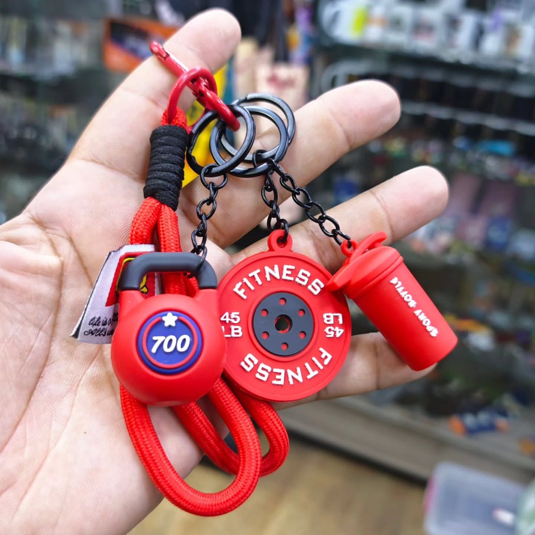 Bodybuilding Keychain - Keychain