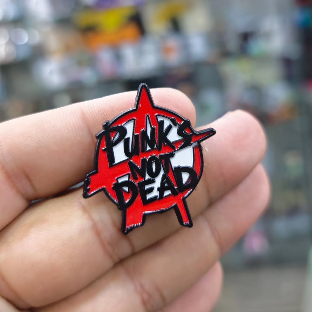 Punks Not Dead Pins - Metal Pins
