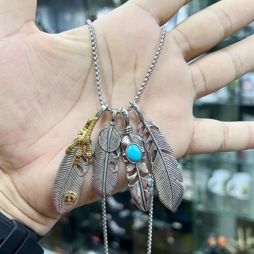 Feather Necklace #80 - Necklace