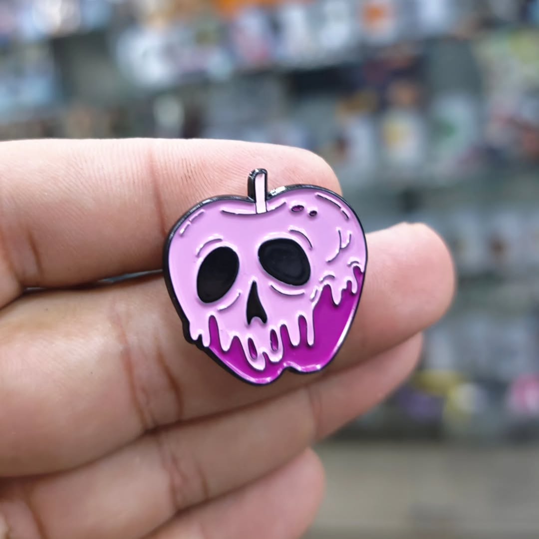 Apple Purple Pins - Metal Pins