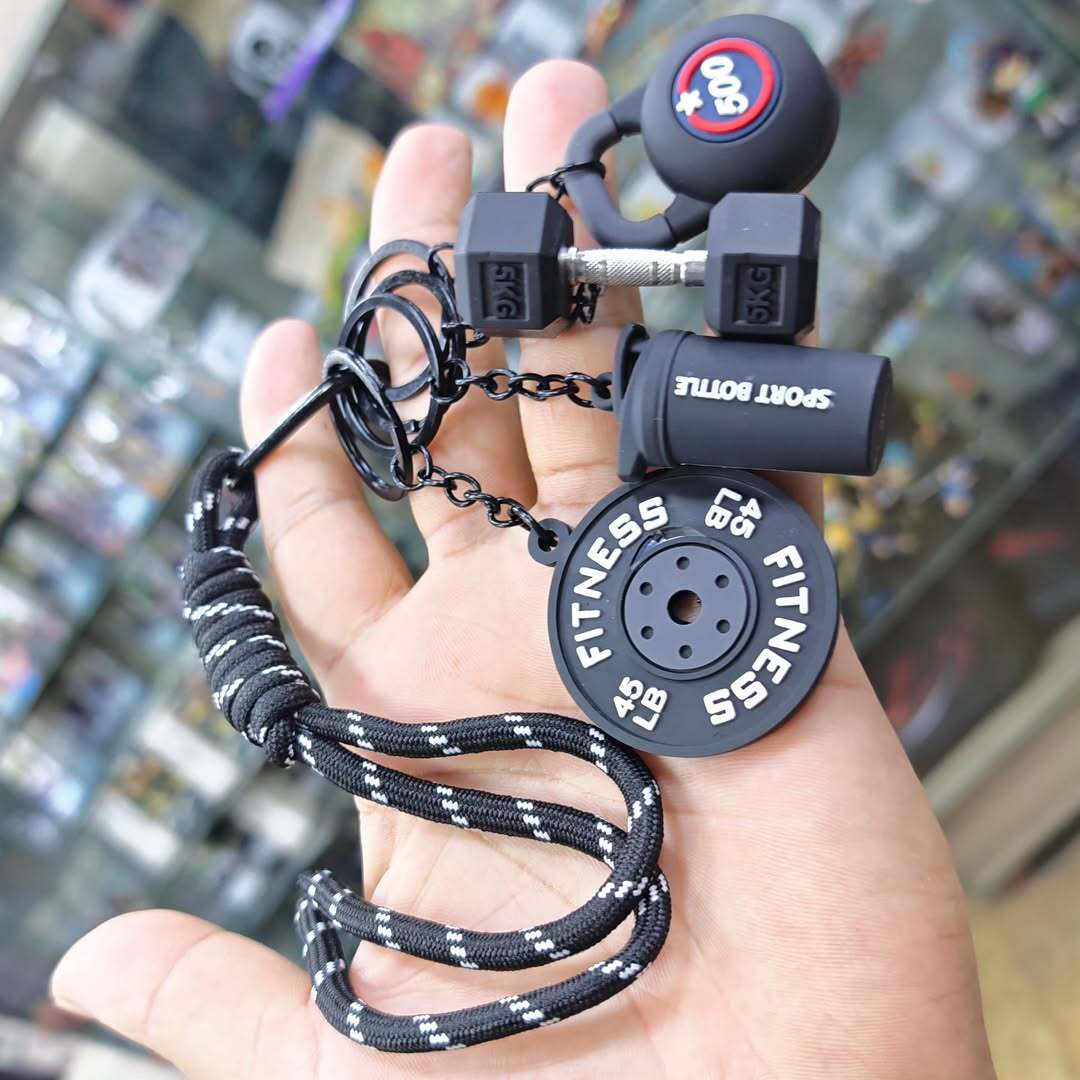 Bodybuilding Keychain - Keychain