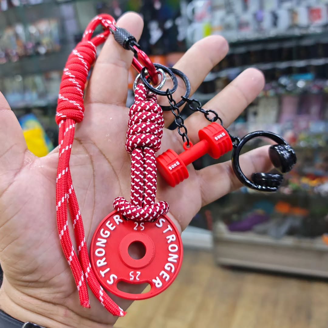Bodybuilding Keychain - Keychain