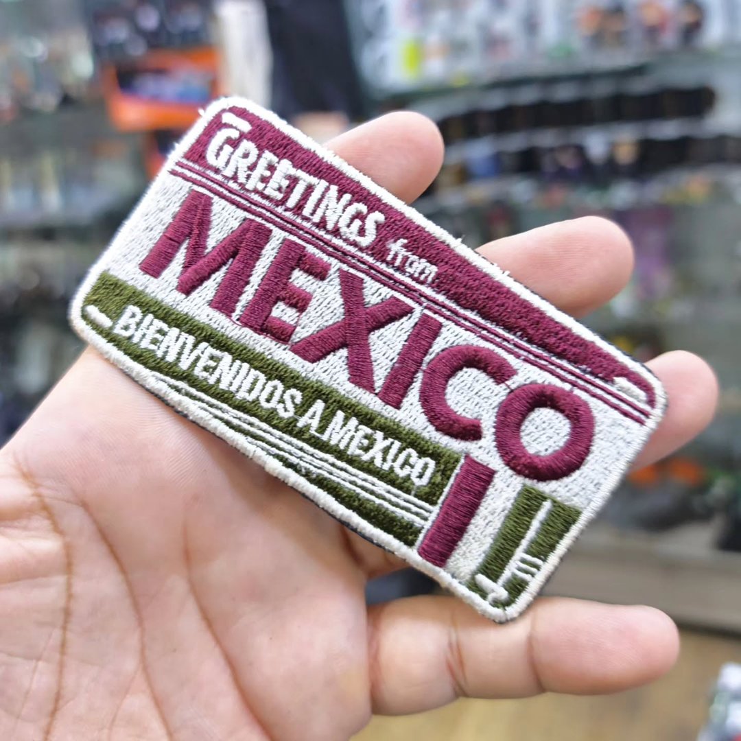 Embroidered Patch Greetings Mexico 55x105 cm - Embroidered Patch