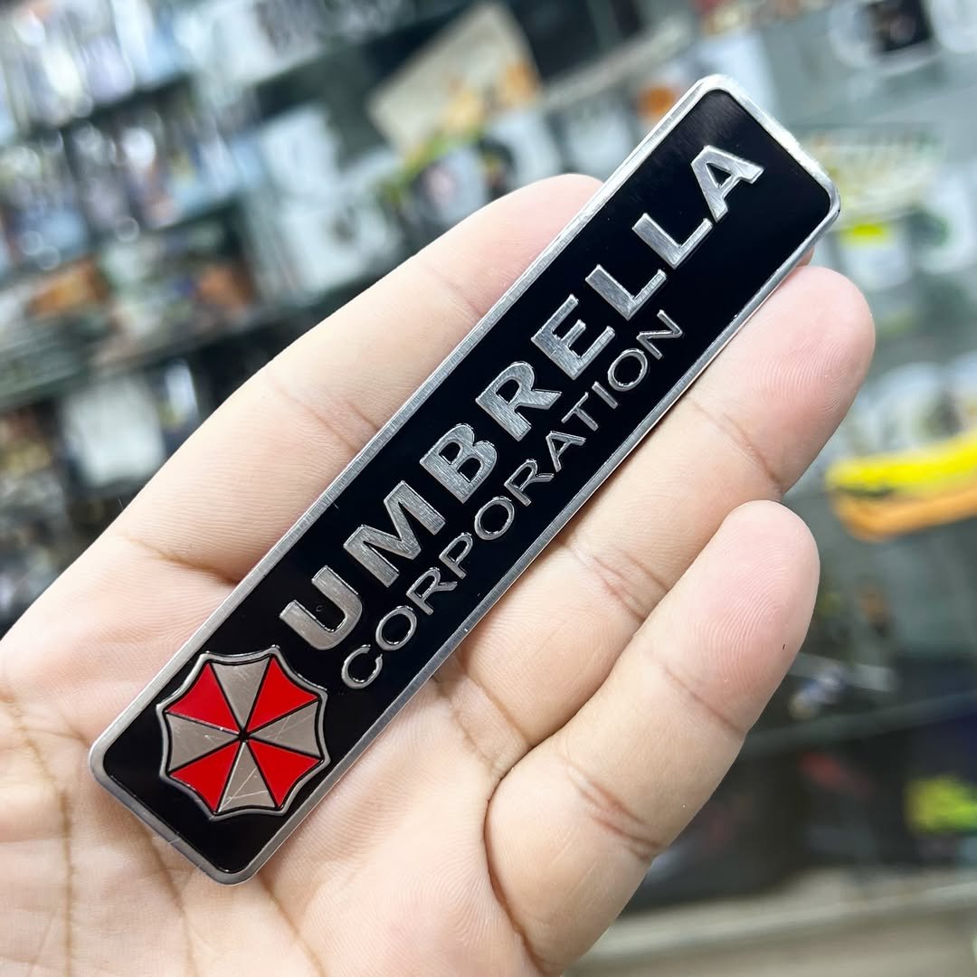 Resident Evil Umbrella Aluminum Stickers #208 - Aluminum Stickers