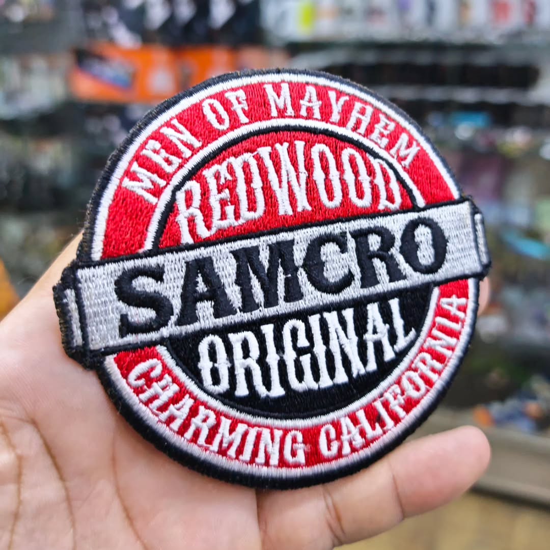 Embroidered Patch Sons Of Anarchy Samcro 110 x 100 MM - Embroidered Patch