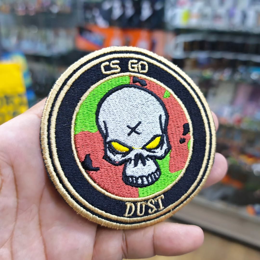 Embroidered Patch CS GO Dust 95 x 95 MM - Embroidered Patch