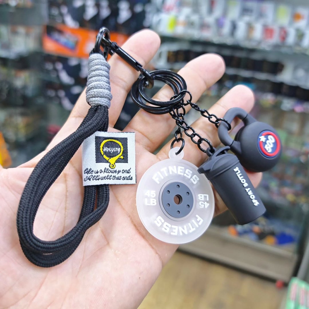 Bodybuilding Keychain - Keychain