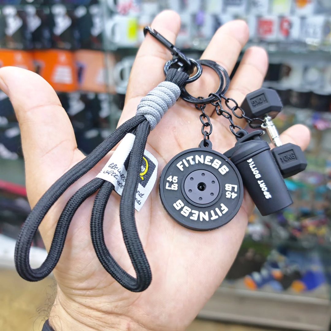 Bodybuilding Keychain - Keychain